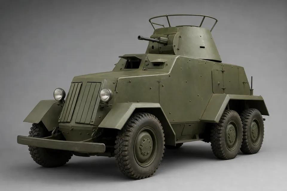 BA-20 装甲车 · 正面