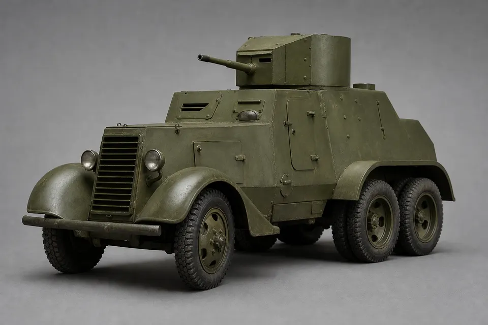 BA-6 装甲车 · 正面