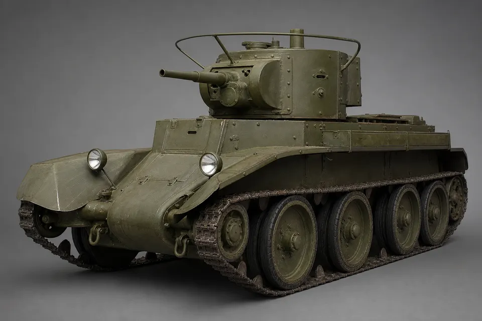 BT-5 快速坦克 · 正面
