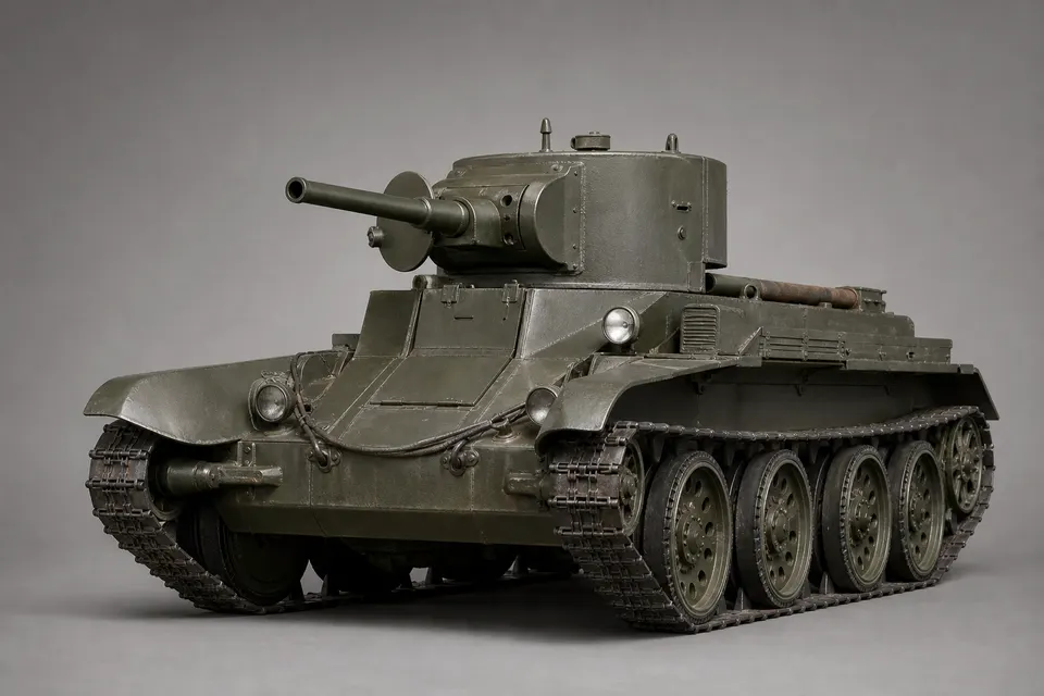 BT-7M 快速坦克 · 正面