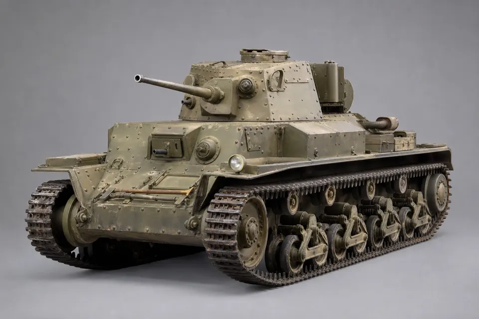 巡洋坦克 Mk IV · 正面