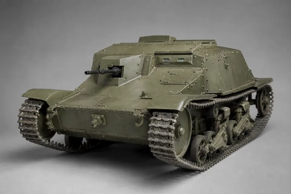 CV33 超轻型坦克 · 正面