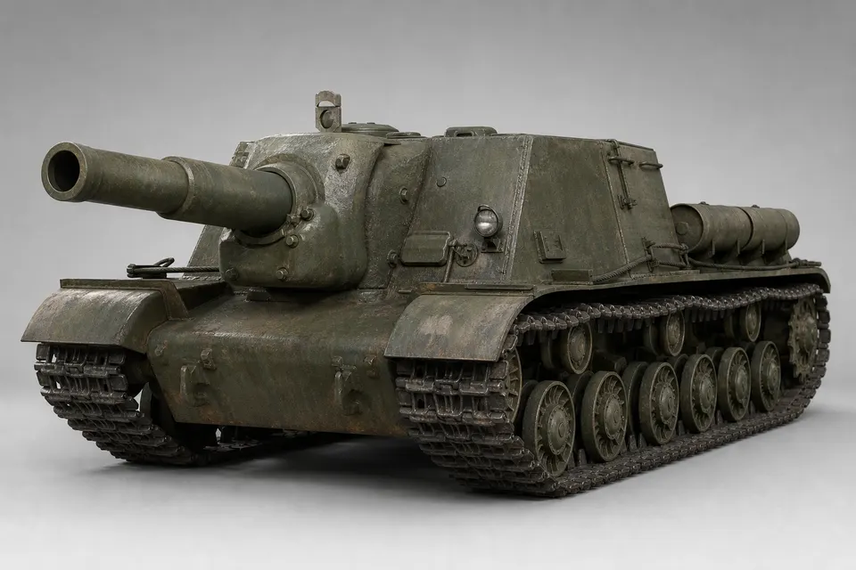 ISU-152 重型突击炮 · 正面