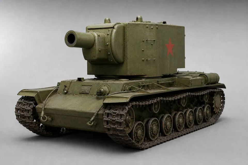 KV-2 重型坦克 · 正面