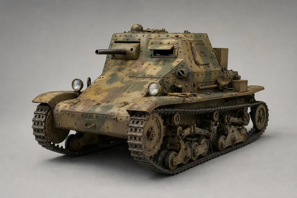 L3/33 超轻型坦克 · 正面