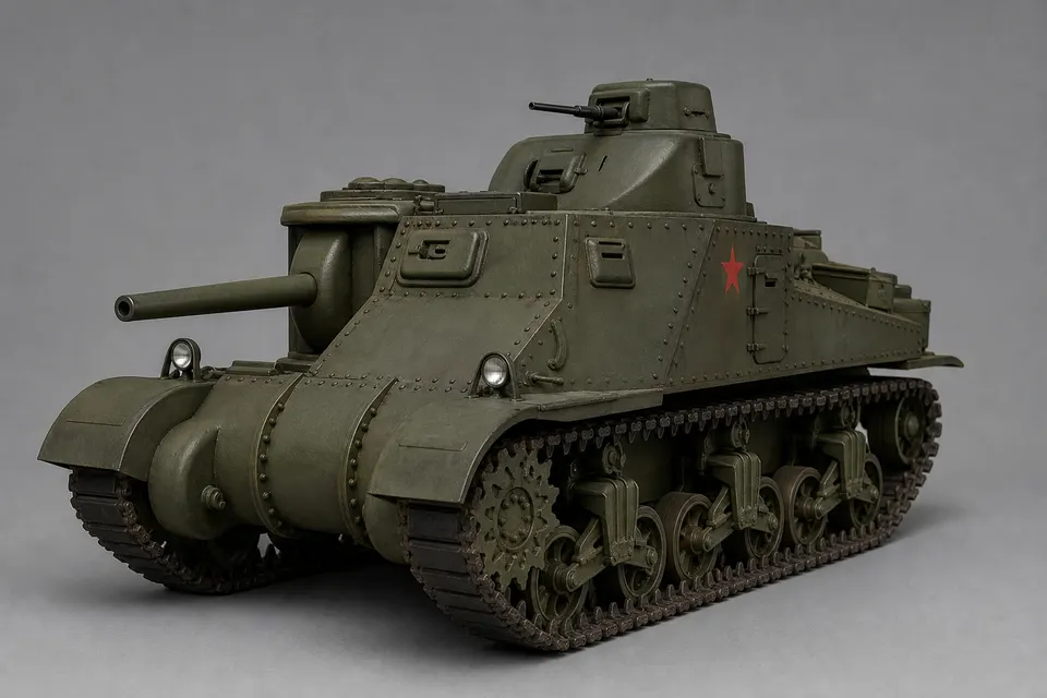 M3「李」中型坦克（苏军） · 正面
