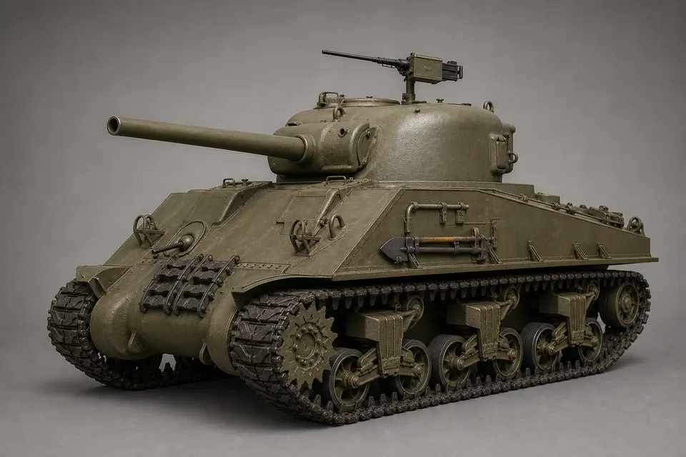 M4 谢尔曼中型坦克 · 正面