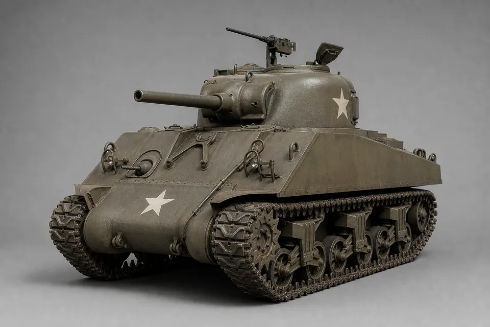 M4A1 谢尔曼 · 正面