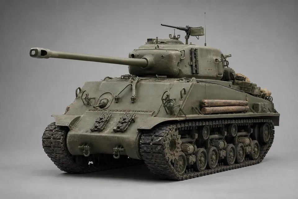 M4A3(76)W 谢尔曼 · 正面