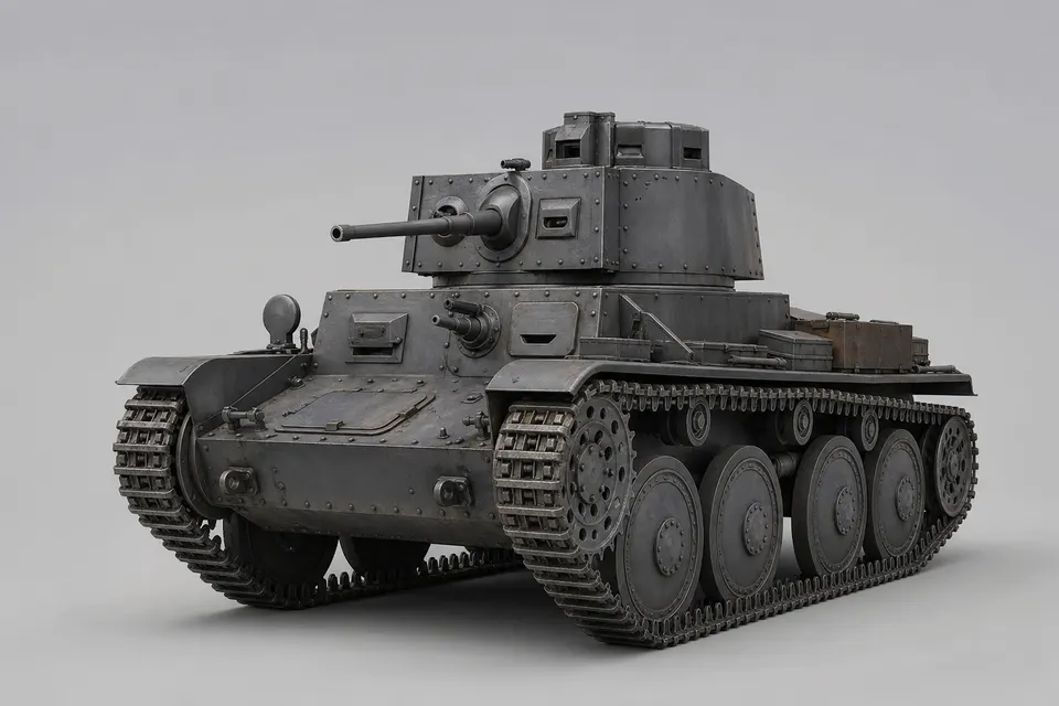 35(t) 轻型坦克 · 正面