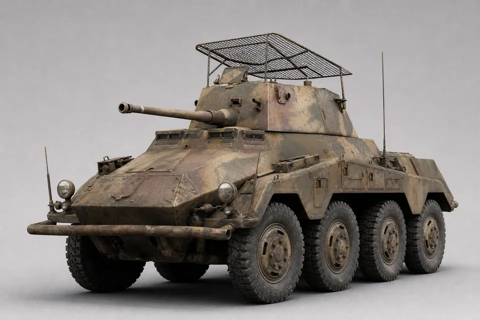 Sd.Kfz. 234 装甲车 · 正面