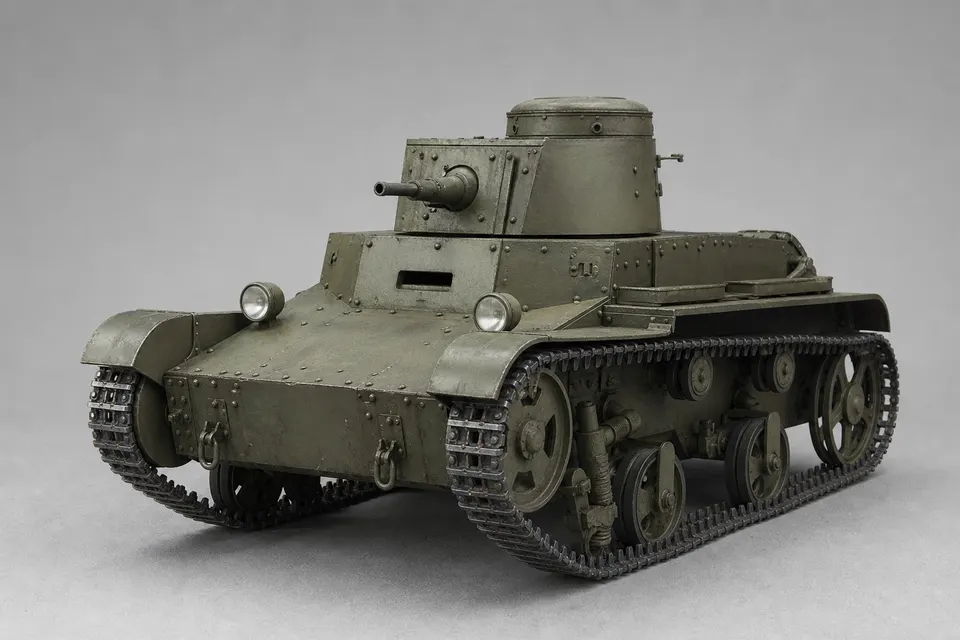 T-18（MS-1）轻型坦克 · 正面