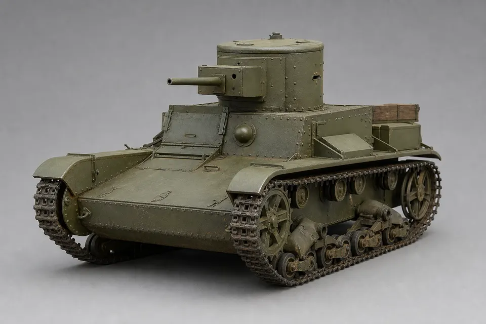 T-26 坦克（中国使用） · 正面