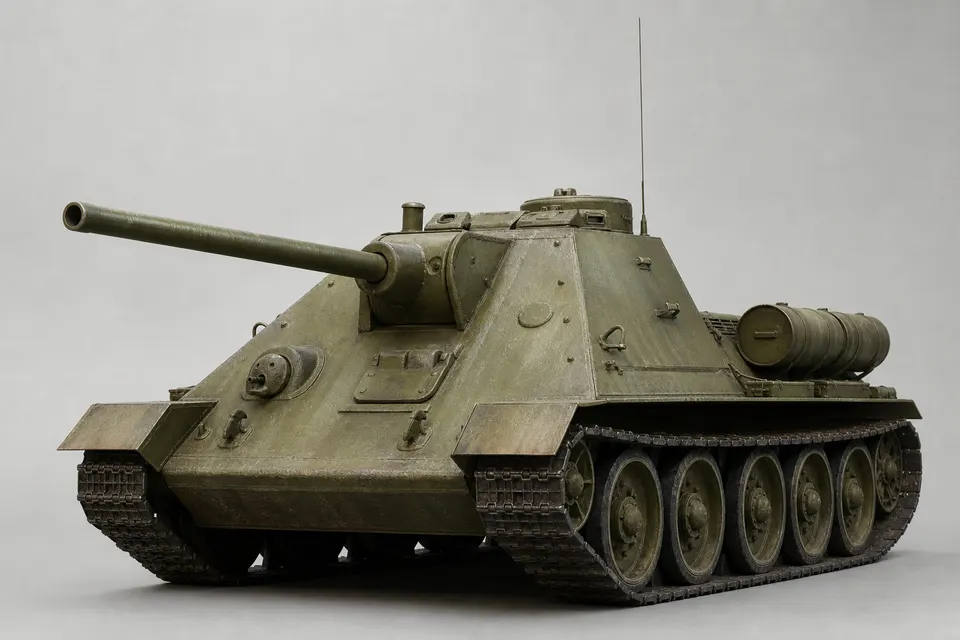 T-34/57 坦克歼击型 · 正面
