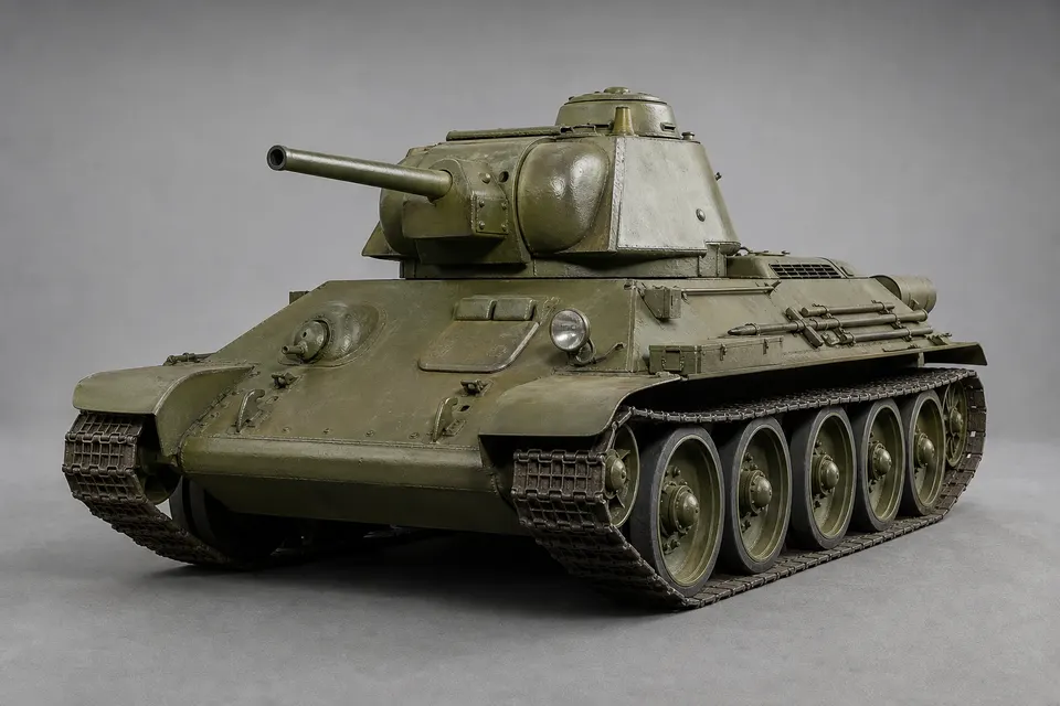 T-34/76（1940 型） · 正面
