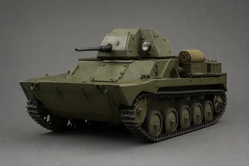 T-40 两栖轻型坦克 · 正面