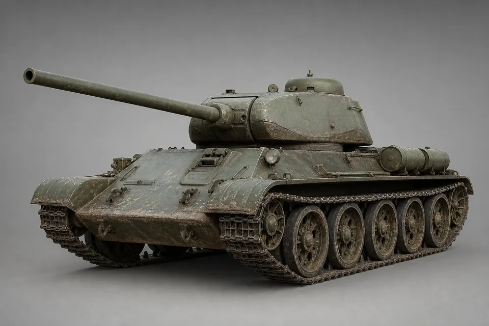 T-44 中型坦克 · 正面