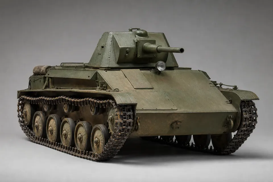 T-60 轻型坦克 · 正面