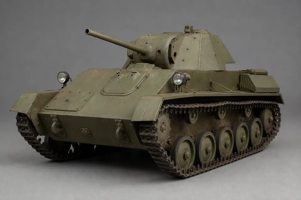 T-70 轻型坦克 · 正面