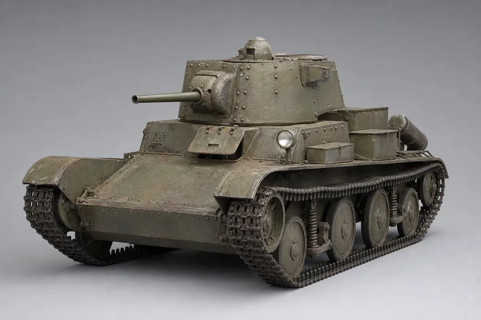 T-80 轻型坦克 · 正面