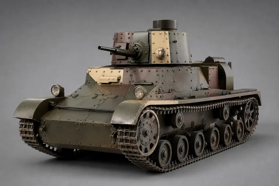 T-11 轻型坦克 · 正面