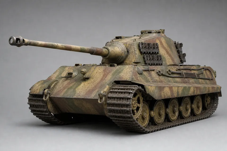 虎 II 重型坦克 · 正面
