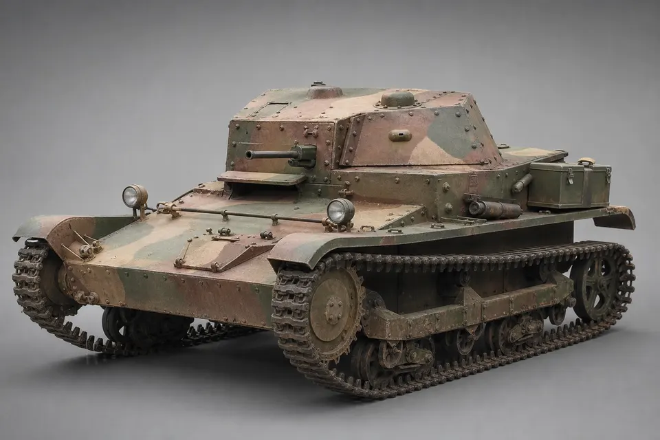 TKS 超轻型坦克 · 正面