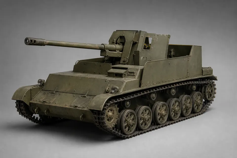 ZiS-30 自行反坦克炮 · 正面