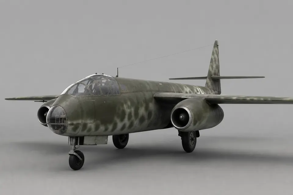 Ar 234 喷气轰炸机 · 正面
