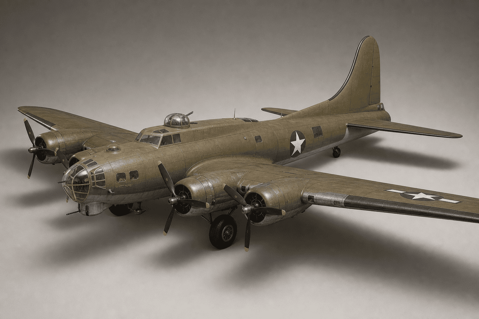 B-17G 飞行堡垒 静态图（拖拽预览降级）