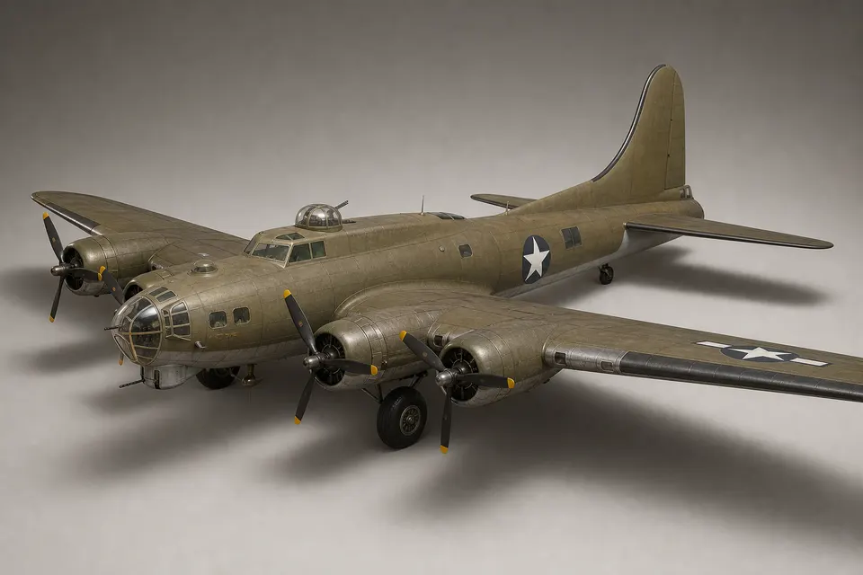 B-17G 飞行堡垒 · 正面