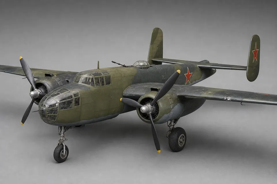 B-25「米切尔」（苏军） · 正面