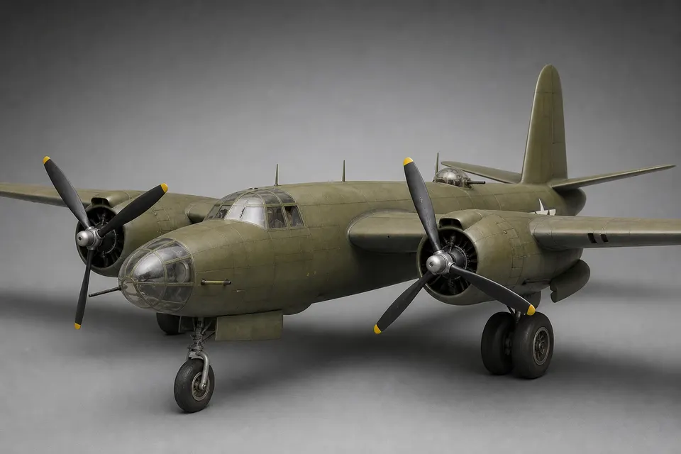B-26「掠夺者」轰炸机 · 正面