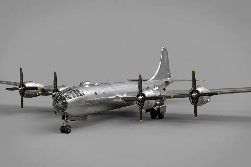 B-29 超级堡垒轰炸机 · 正面