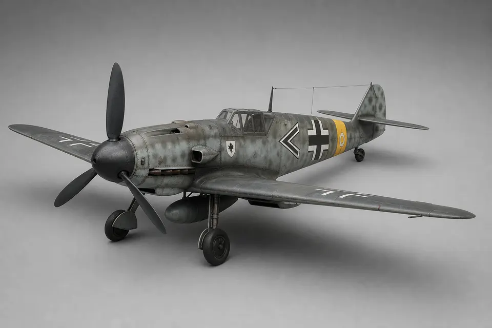 Bf 109F 战斗机 · 正面