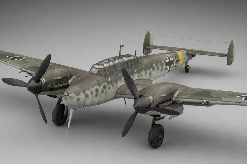 Bf 110 驱逐机 · 正面