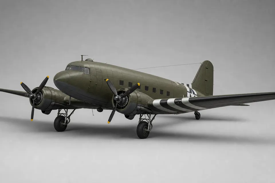 C-47 天空列车运输机 · 正面