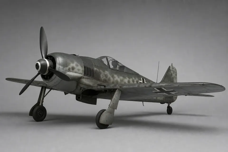 Fw 190A 战斗机 · 正面