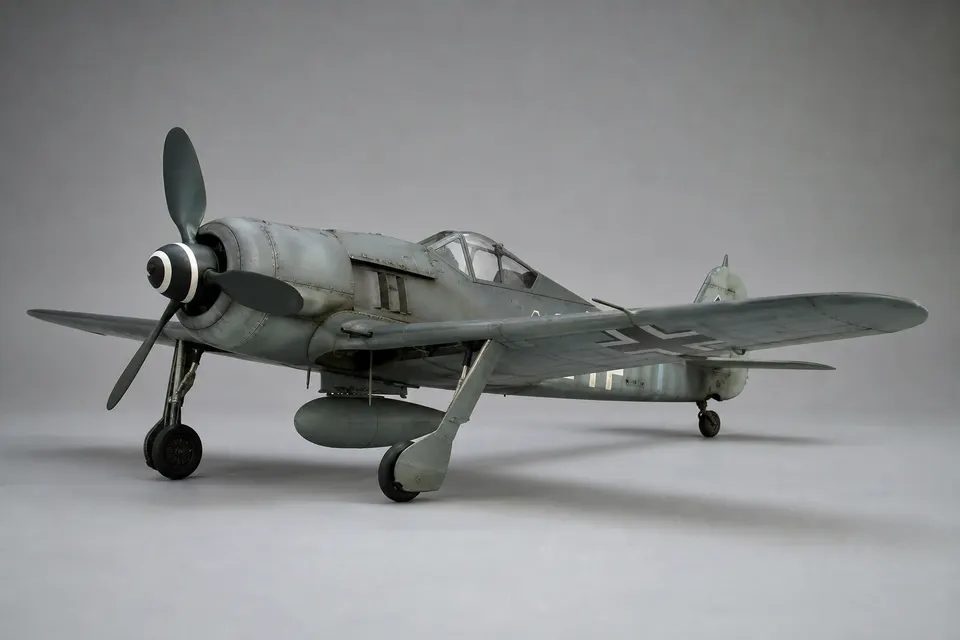 Fw 190A-8 战斗机 · 正面