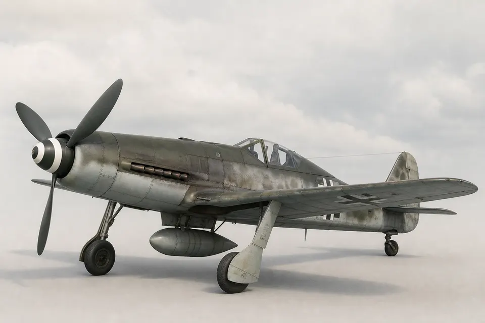 Fw 190D「长鼻子」 · 正面