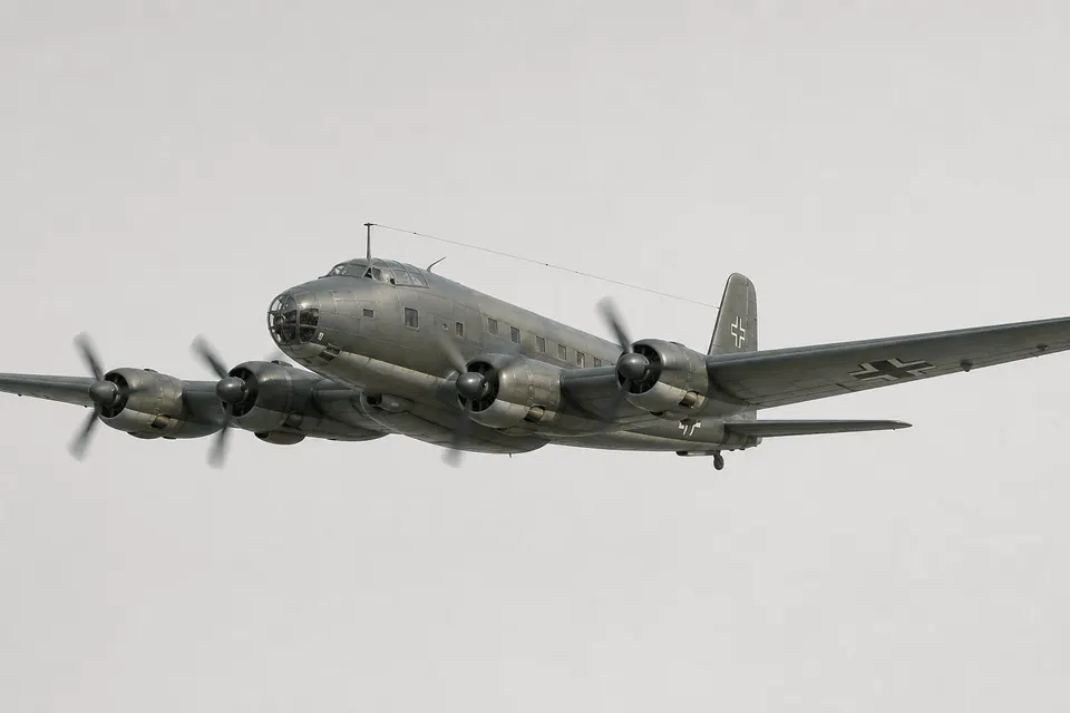 Fw 200「秃鹰」远程飞机 · 正面