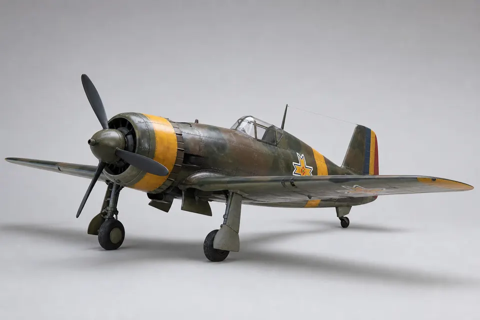 IAR 80 战斗机 · 正面