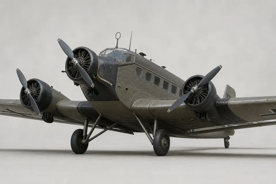 Ju 52 运输机 · 正面