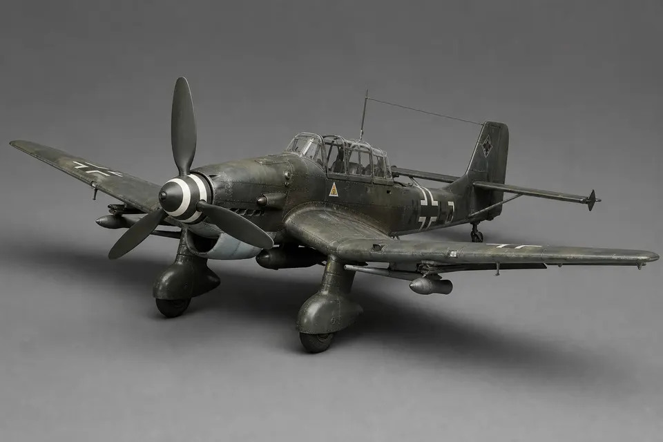 Ju 87D「斯图卡」 · 正面