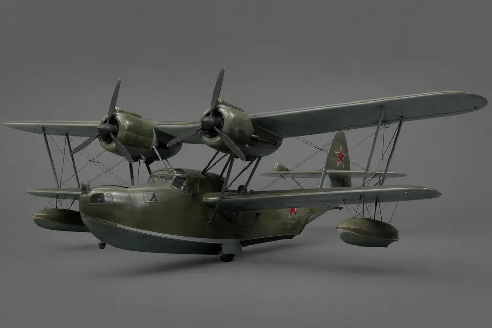 MBR-2 水上飞机 · 正面