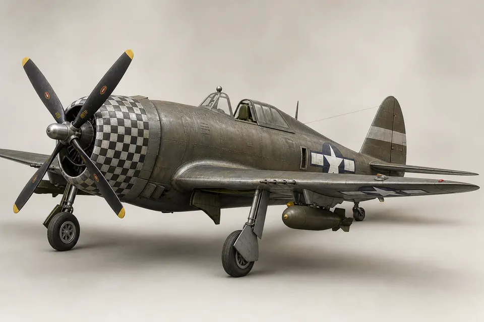P-47 雷电战斗机 · 正面