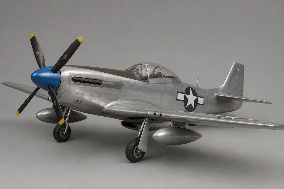 P-51D 野马战斗机 · 正面
