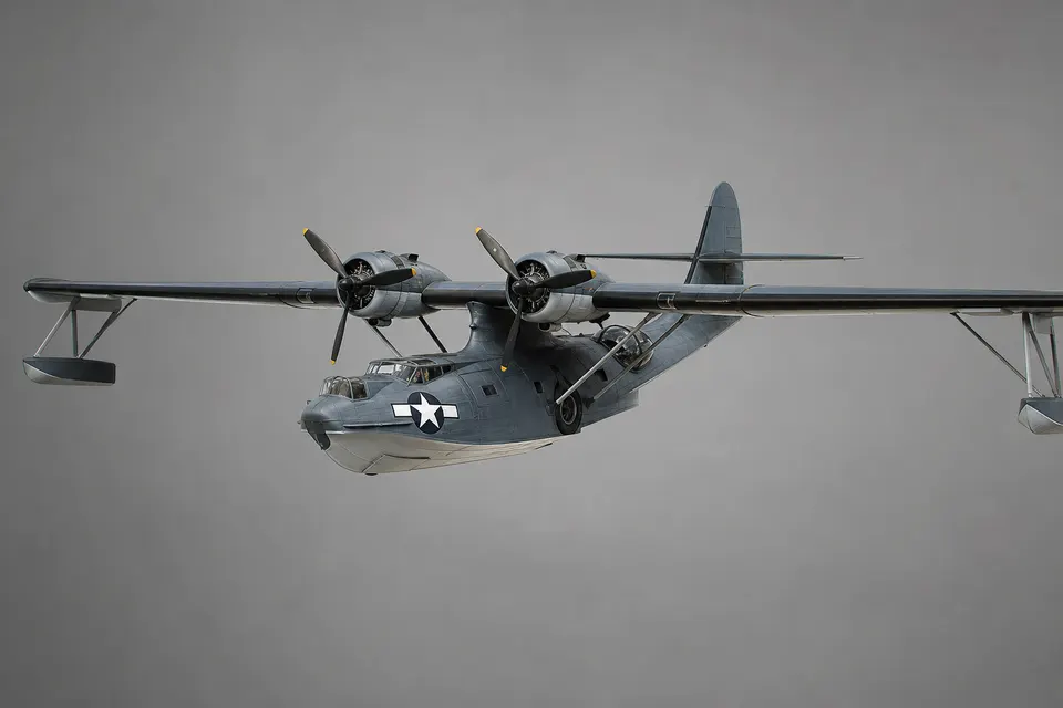 PBY「卡塔利娜」水上飞机 · 正面