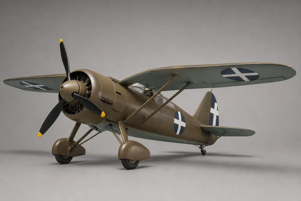 PZL P.24（希腊） · 正面