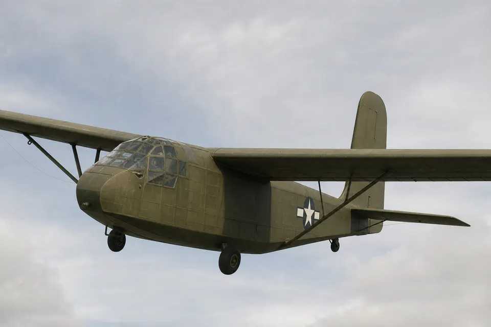瓦科 CG-4 滑翔机 · 正面